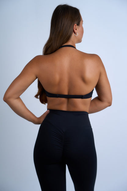 Twist Backless Sports Bra